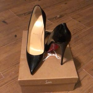 COPY - Christian Louboutin So Kate 120 Patent bla…